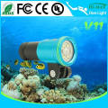 High intensity 2400lumen Diving flashlight photography torch